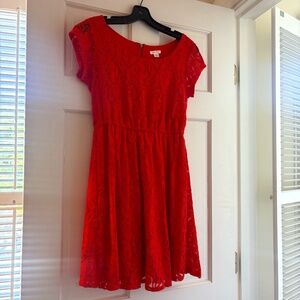 Like New Women's Lace Floral Dress Size Small